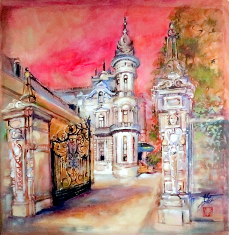 Sturdza Palais — Ulei pictură de Michaela Iatan