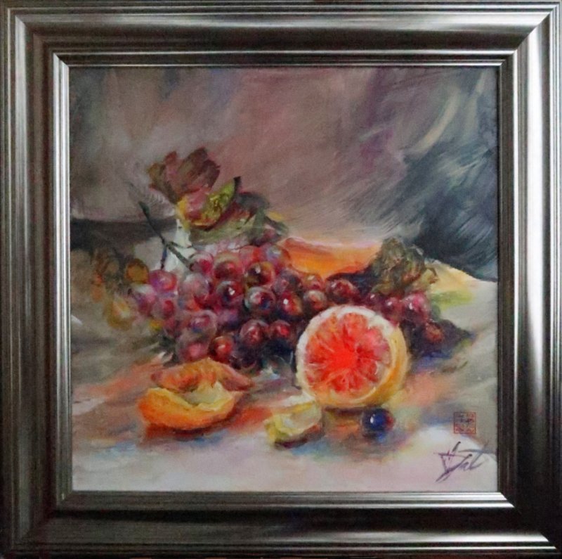 Fructe — Oil painting by Michaela Iatan