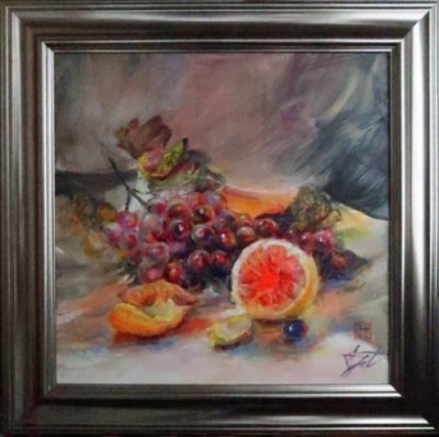 Fructe — Oil painting by Michaela Iatan