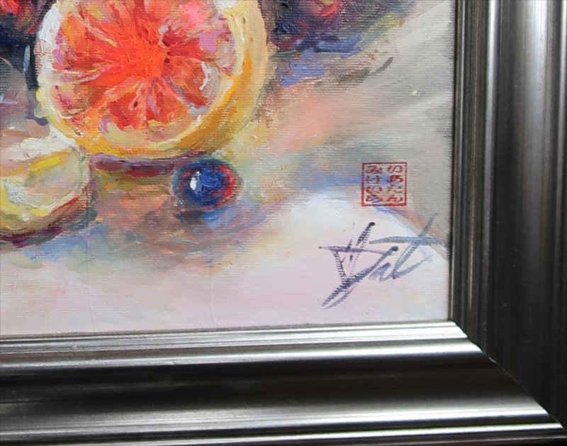 Fructe — Oil painting by Michaela Iatan