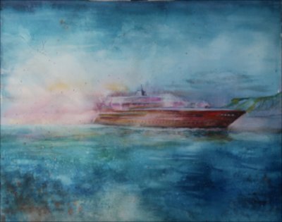 Marină — Watercolour painting by Michaela Iatan