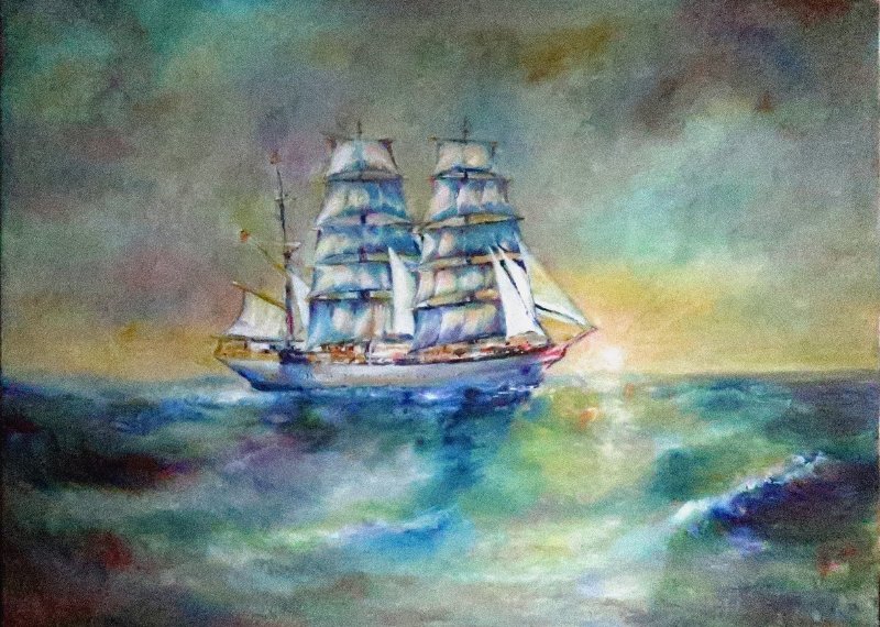 Bricul Mircea — Ulei pictură de Michaela Iatan