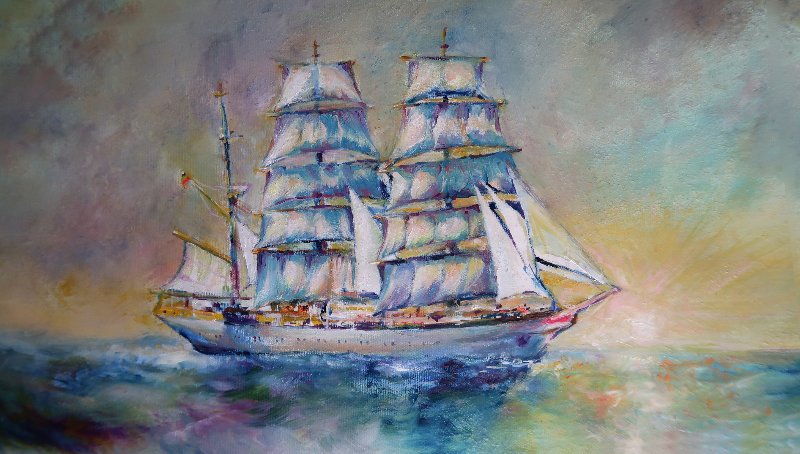 Bricul Mircea — Ulei pictură de Michaela Iatan