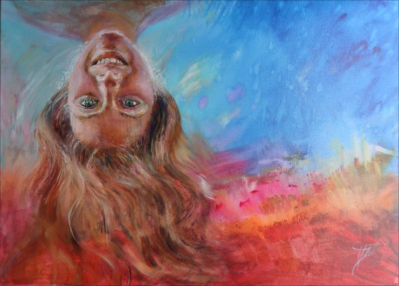 Ondine — Oil painting by Michaela Iatan